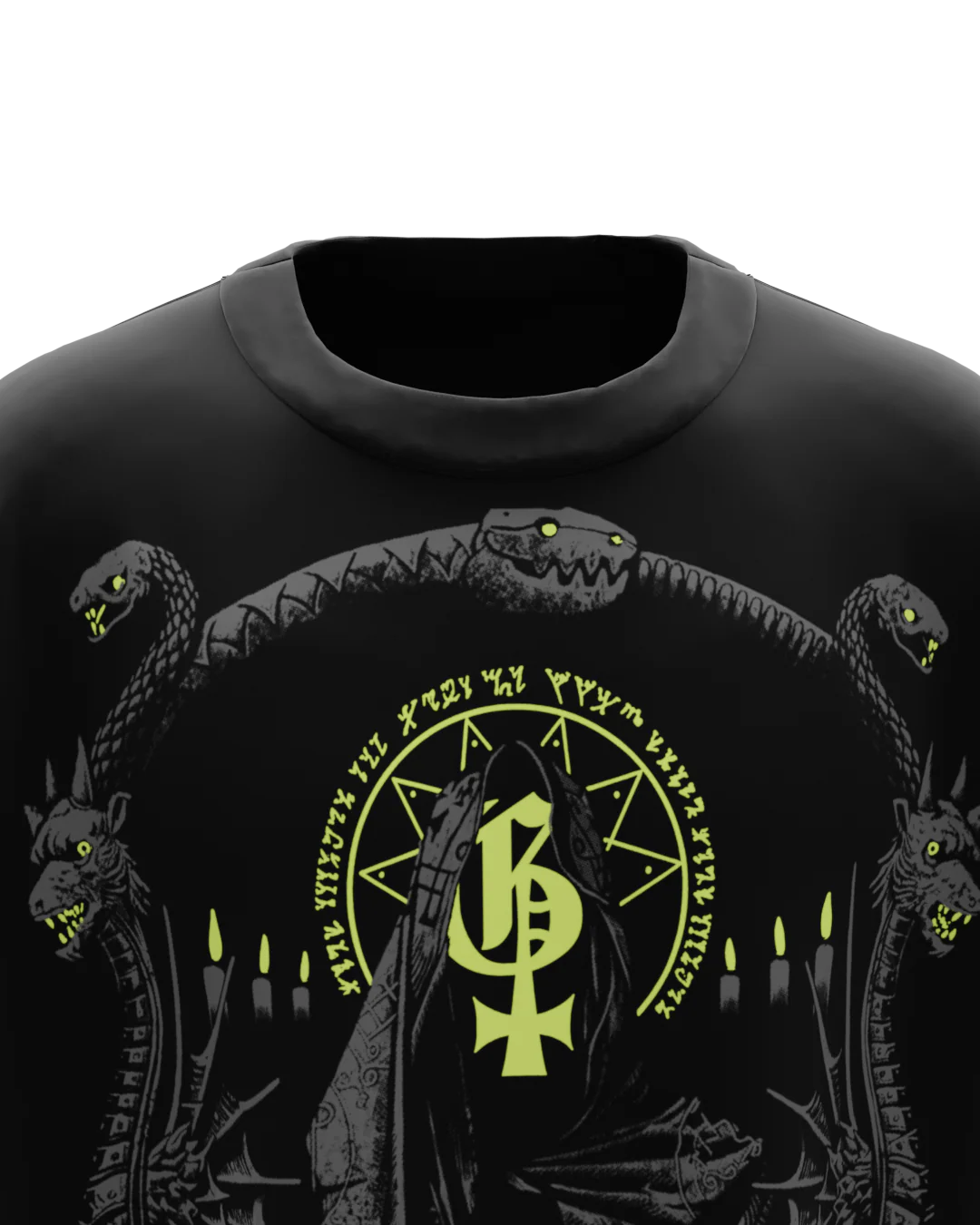 Chakra Black Boxy Unisex Vest - Image 4