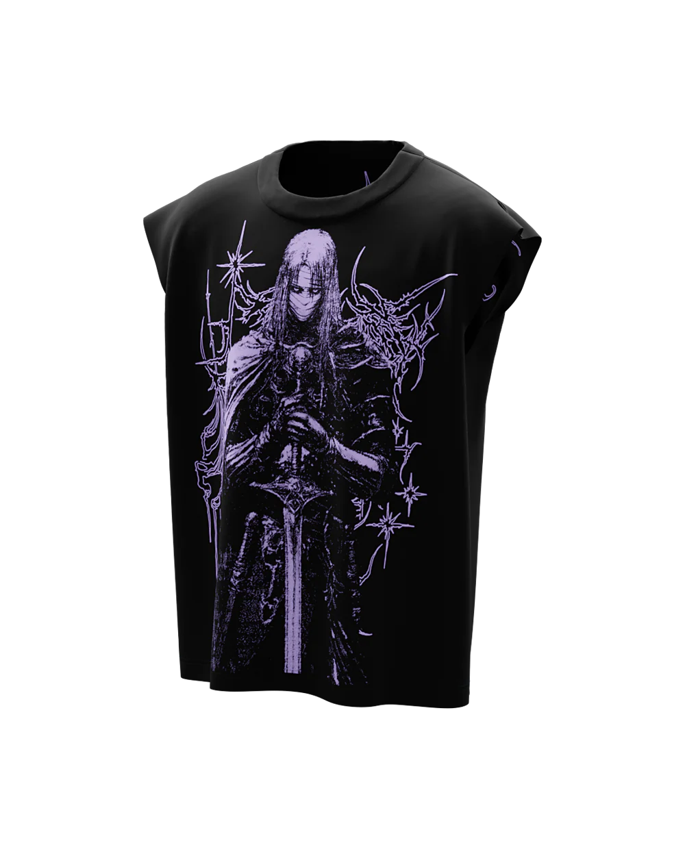 Dissect Black Boxy Unisex Vest - Image 9