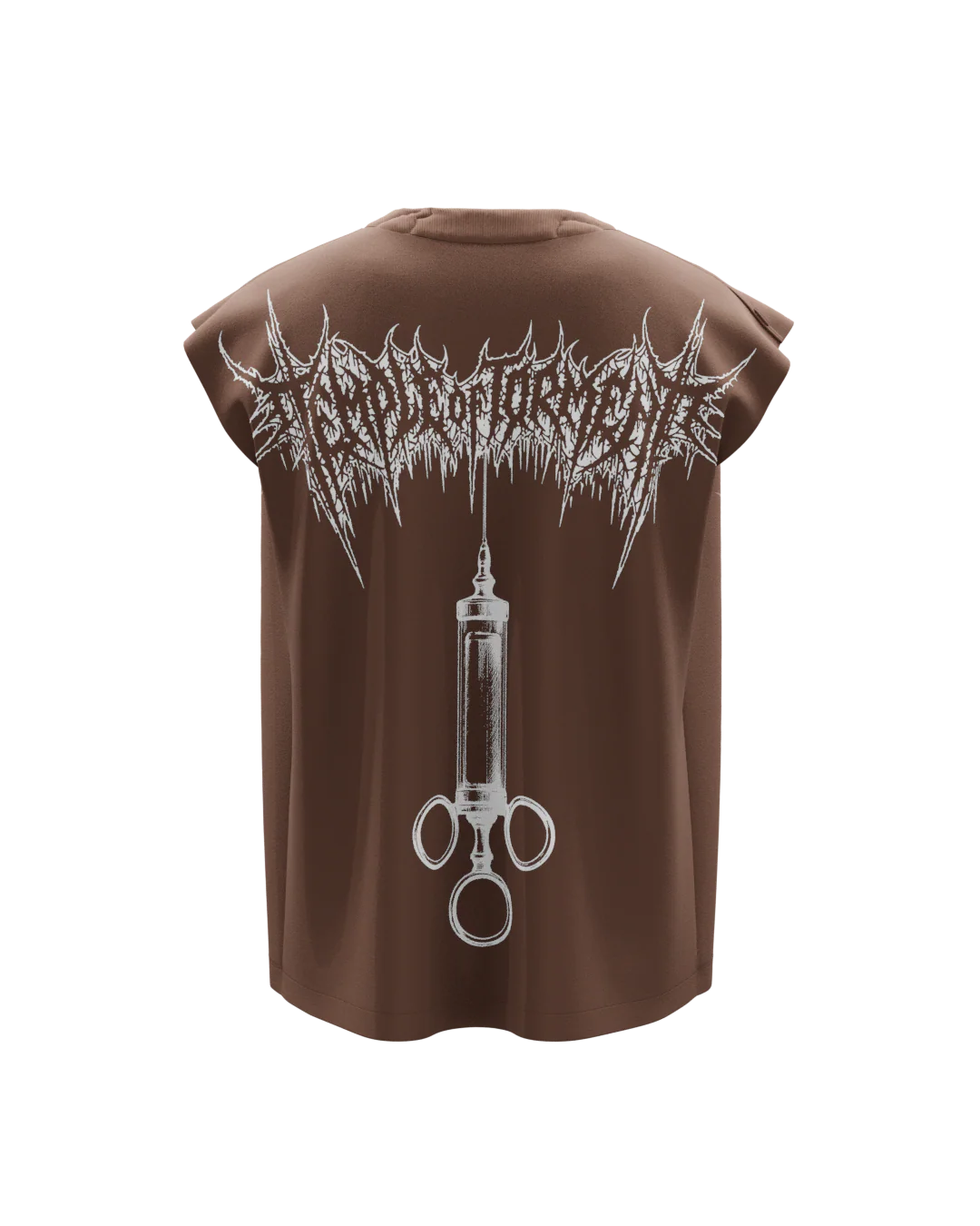 Samael Grave Black Boxy Unisex Vest - Image 2