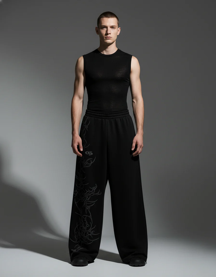 Xyden Unisex Straight Fit Baggy Pants - Image 3